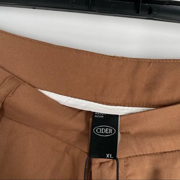 Cider Womens Brown Polyester Pants Size XL NEW - Picture 5 of 10